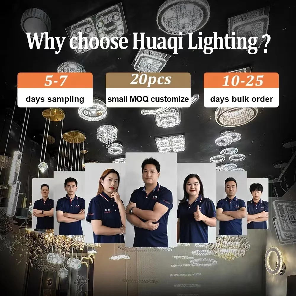 Modern Luxury Villa LED Ceiling Lamp Crystal Flush Mount Light Remote Control Hotel Lobby Surface Mounted Decorative Rectangle - Image 5